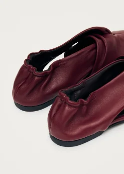 Alaula Leather Ballet Flats|ALOHAS Fashion