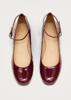 Antoine Onix Burgundy Leather Pumps|ALOHAS Clearance