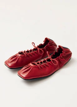 Aureline Leather Ballet Flats|ALOHAS Online