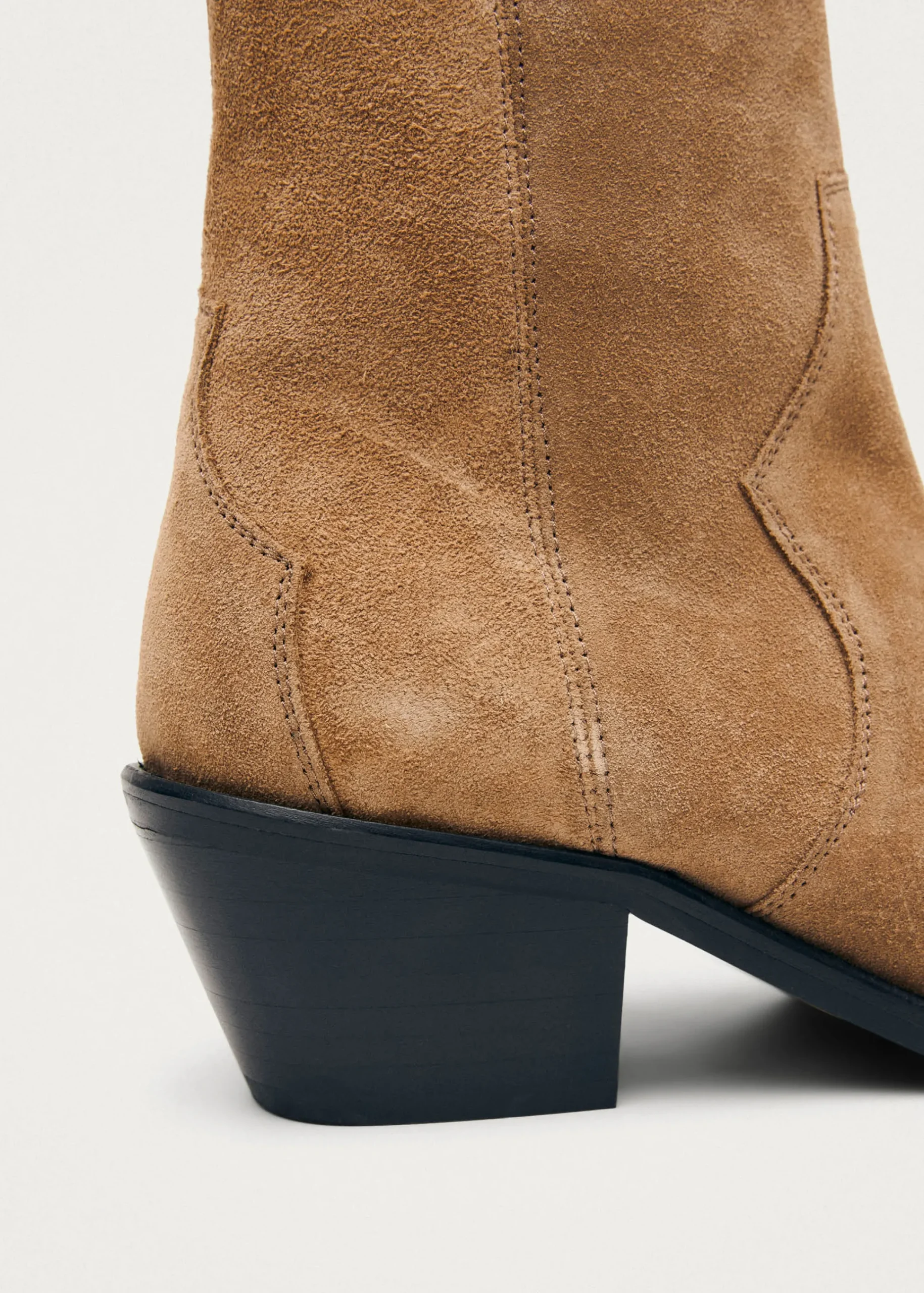 Austin Suede Tan Leather Ankle Boots|ALOHAS Online