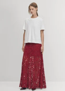 Bundi Lace Wine Skirt|ALOHAS Sale