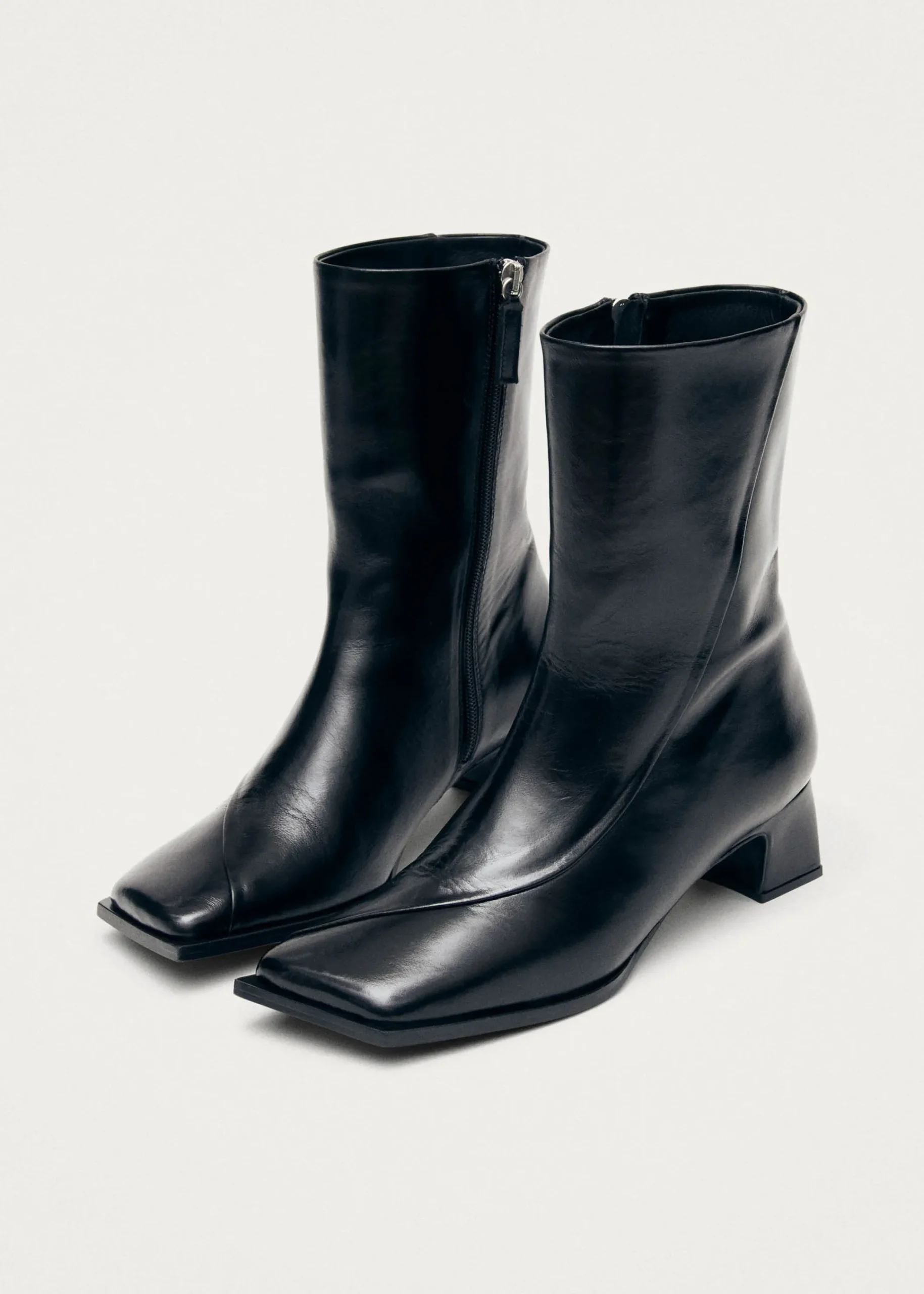 Chantal Leather Ankle Boots|ALOHAS New