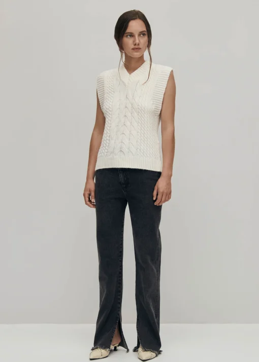 Cosy Tricot Vest|ALOHAS Fashion