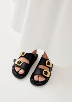 Daria Leather Sandals|ALOHAS Hot