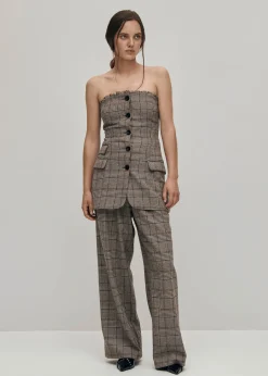 Deva Checks Vest|ALOHAS Discount