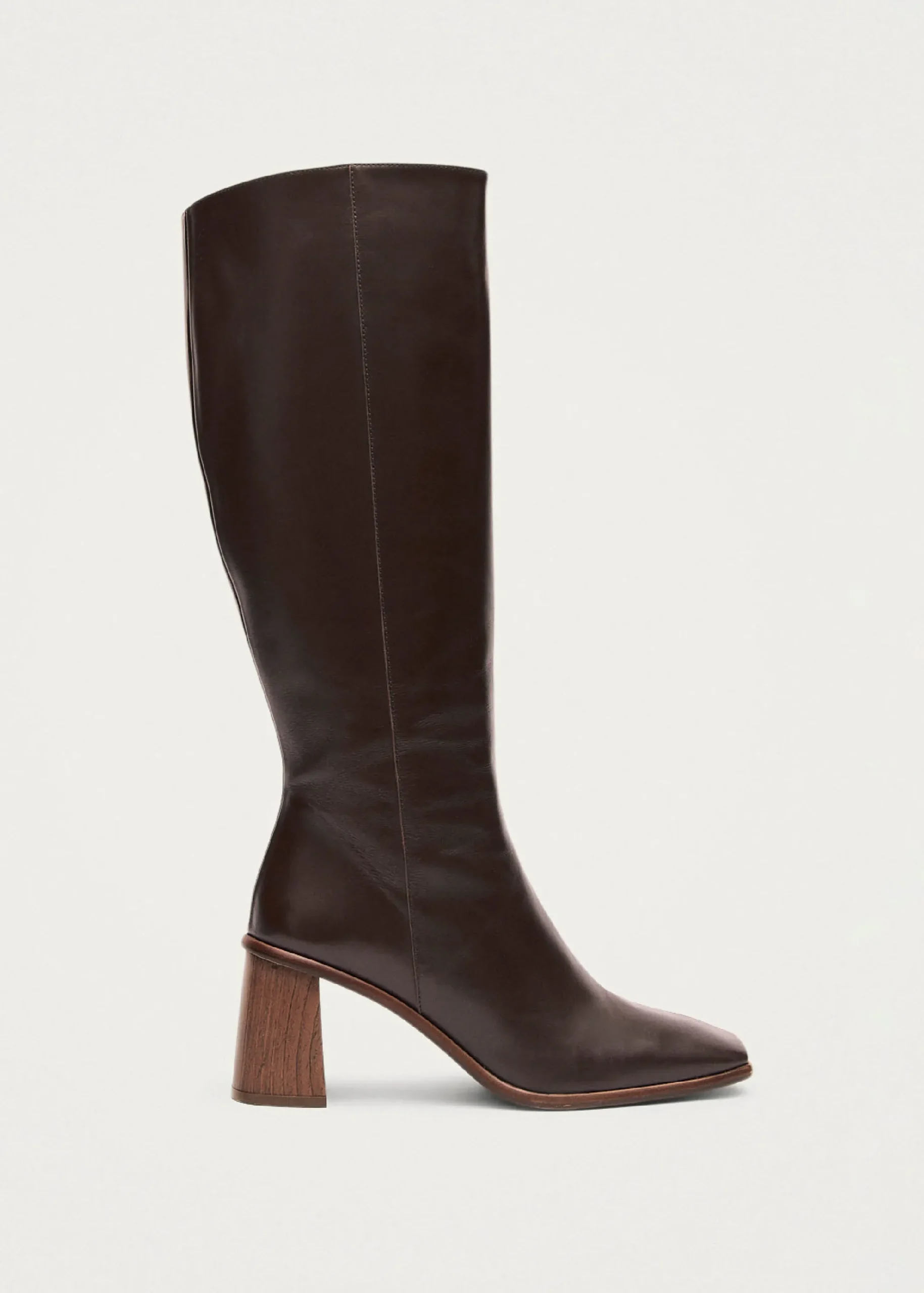 East Coffee Brown Leather Boots|ALOHAS Sale
