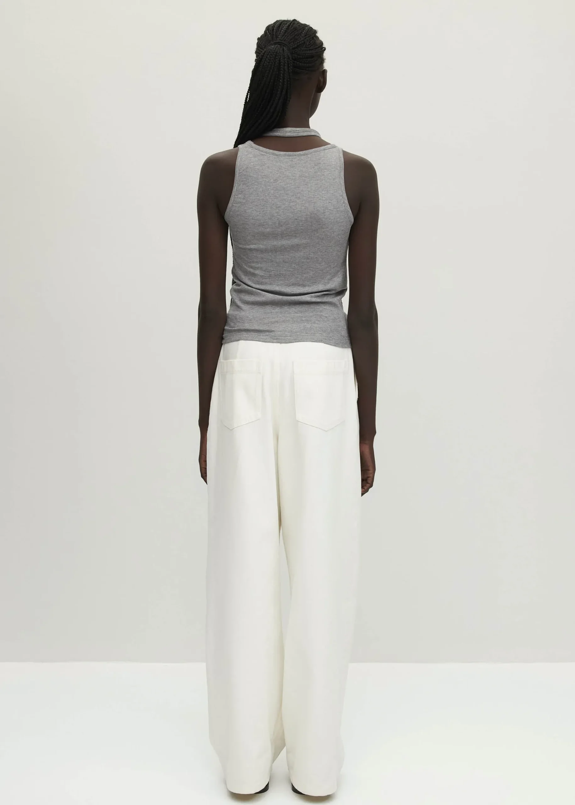 Eos Grey Melange Top|ALOHAS Discount