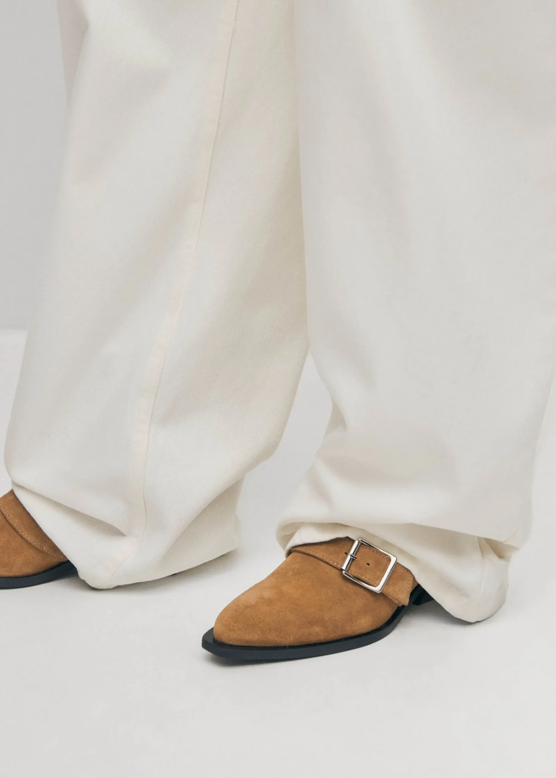 Eras Suede Tan Leather Ankle Boots|ALOHAS Hot