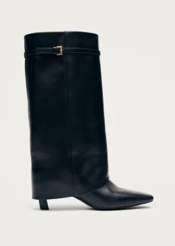 Evita Leather Boots|ALOHAS Hot