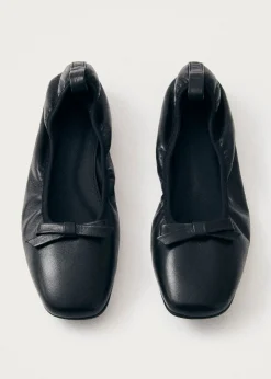 Freya Leather Ballet Flats|ALOHAS Best