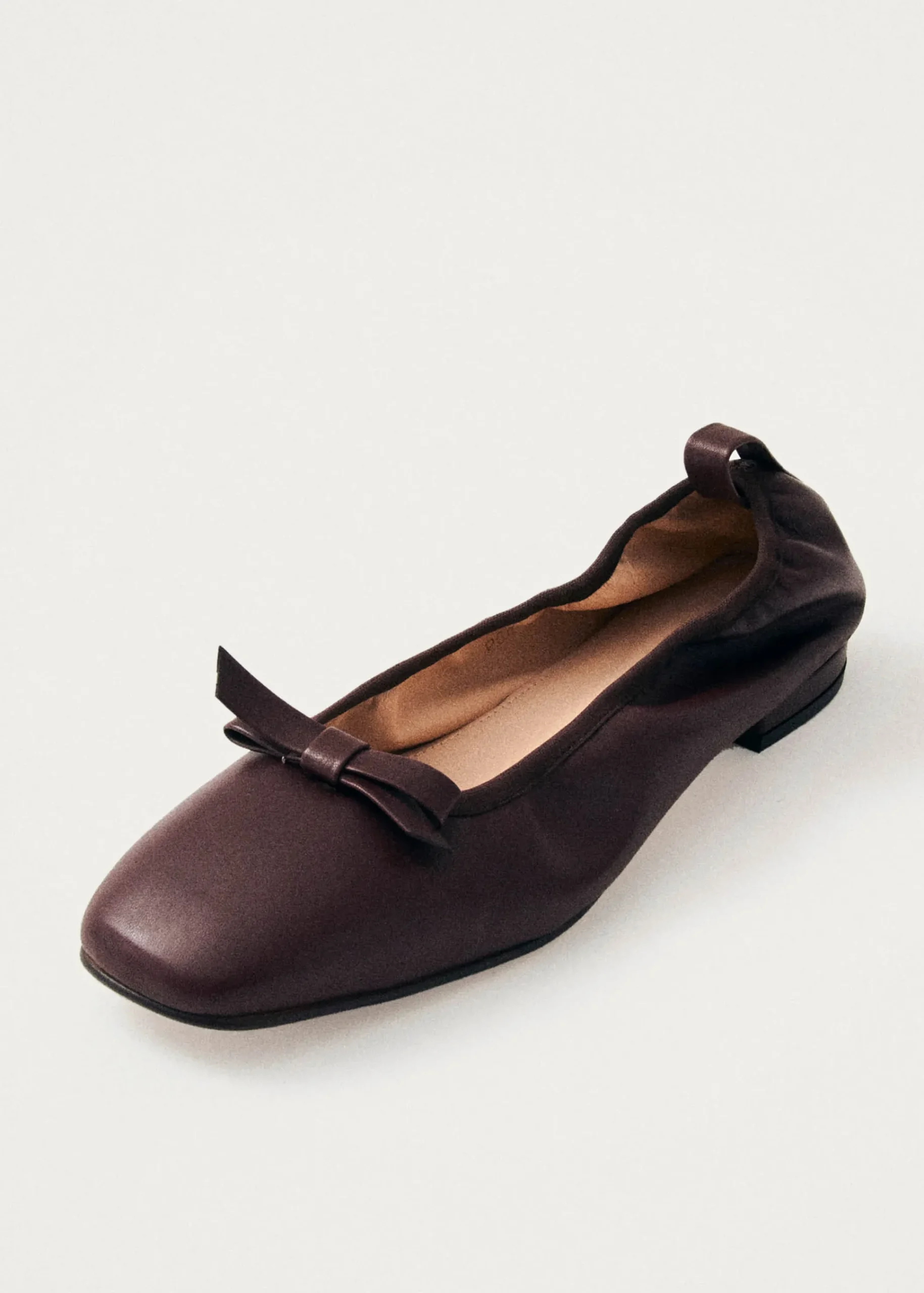 Freya Leather Ballet Flats|ALOHAS Outlet