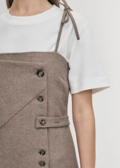 Gala Taupe Dress|ALOHAS Outlet