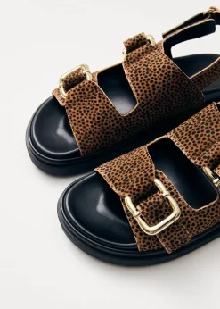 Harper Soft Tan Leather Sandals|ALOHAS New