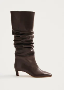 Kalila Leather Boots|ALOHAS Fashion