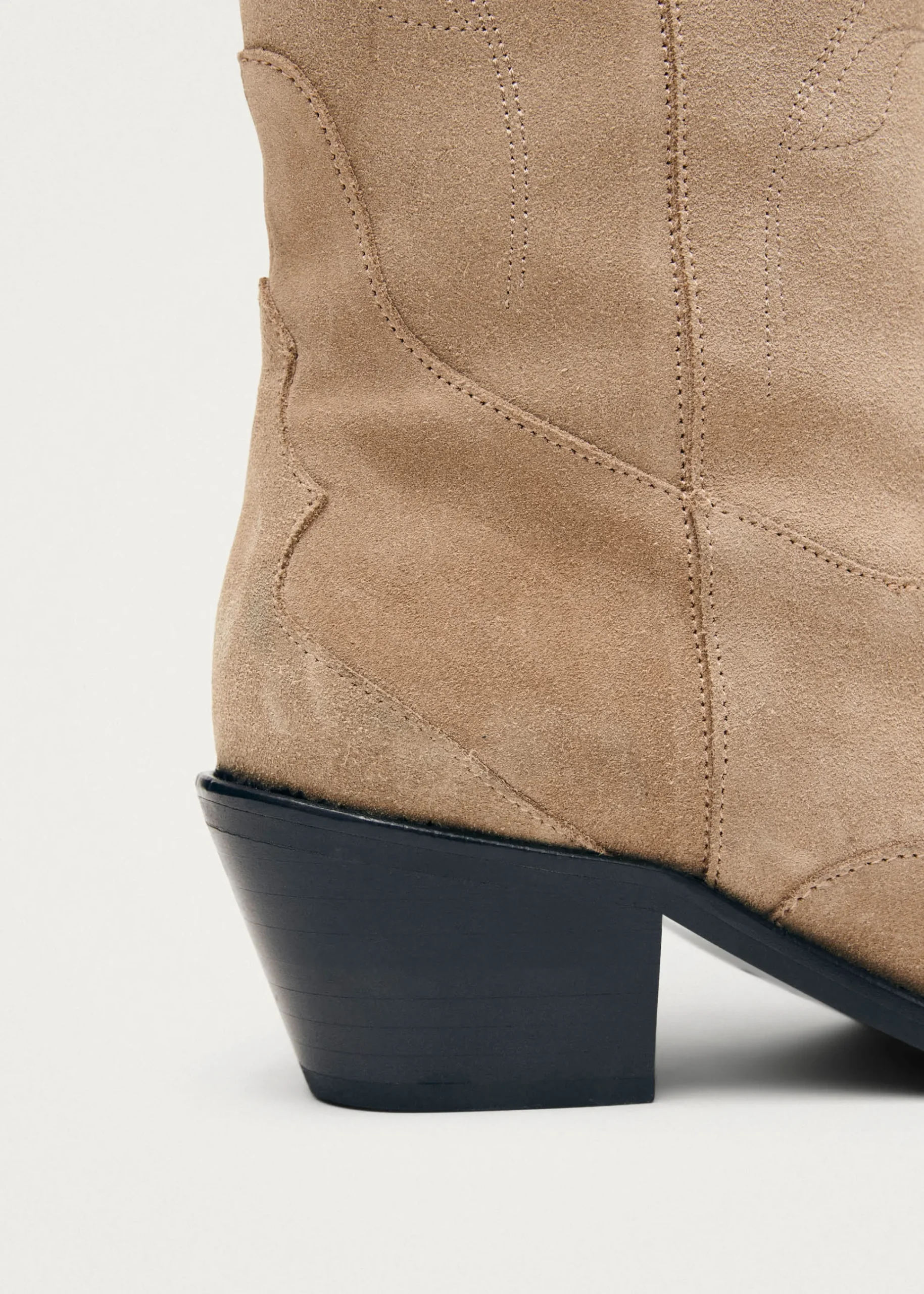Liberty Suede Beige Leather Boots|ALOHAS Clearance