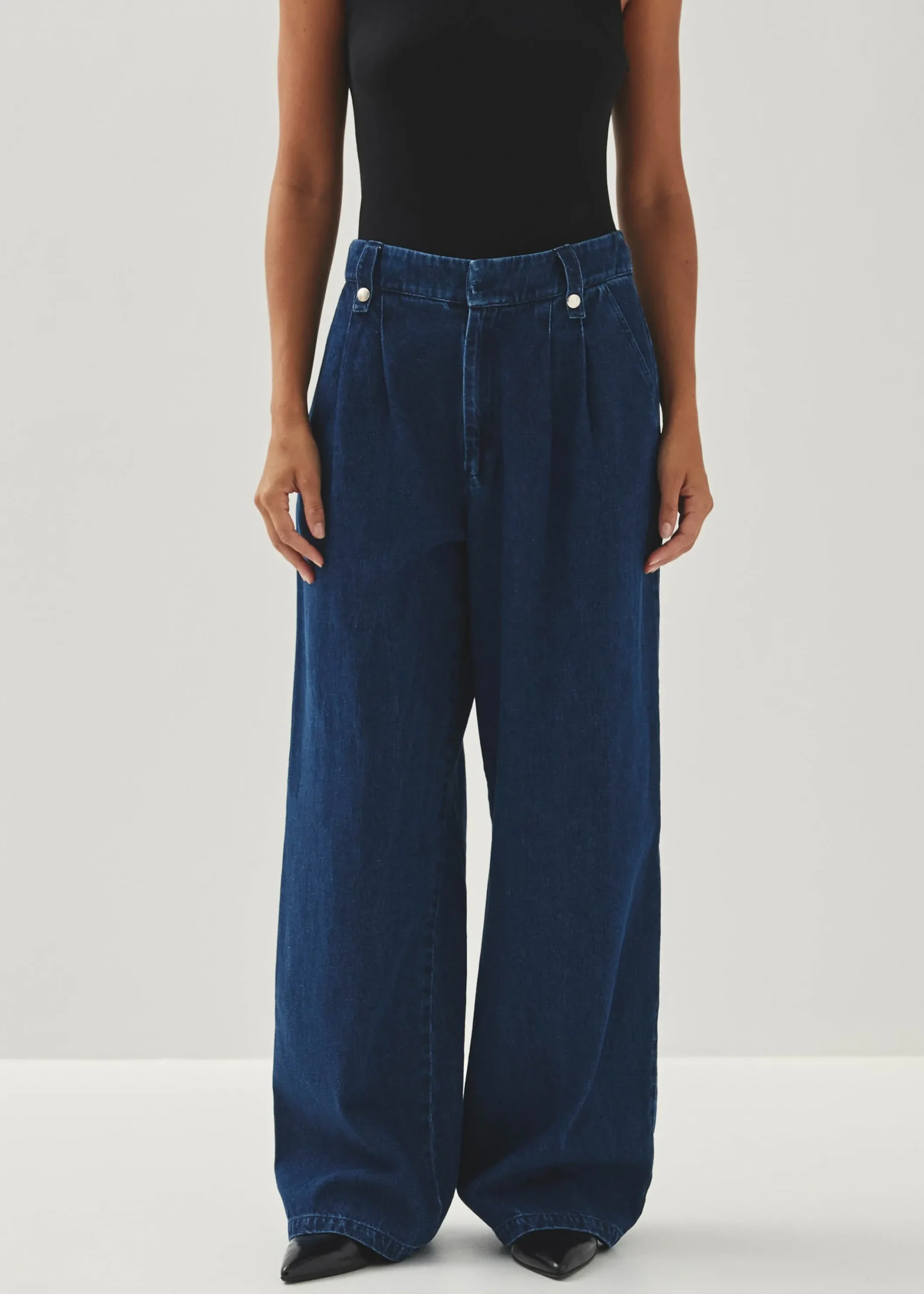 Liliana Denim Trousers|ALOHAS Fashion