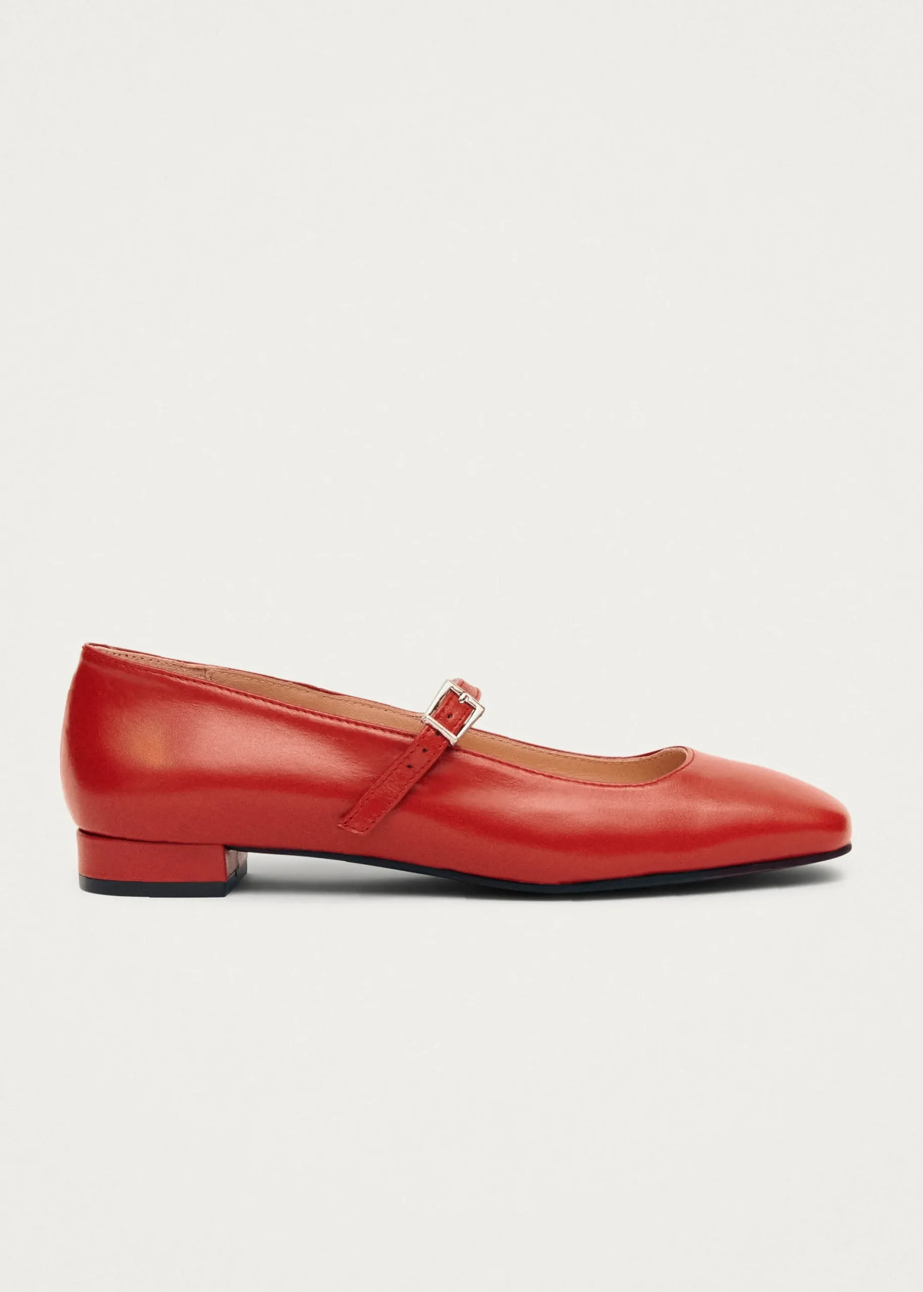 Por Do Sol Leather Ballet Flats|ALOHAS New