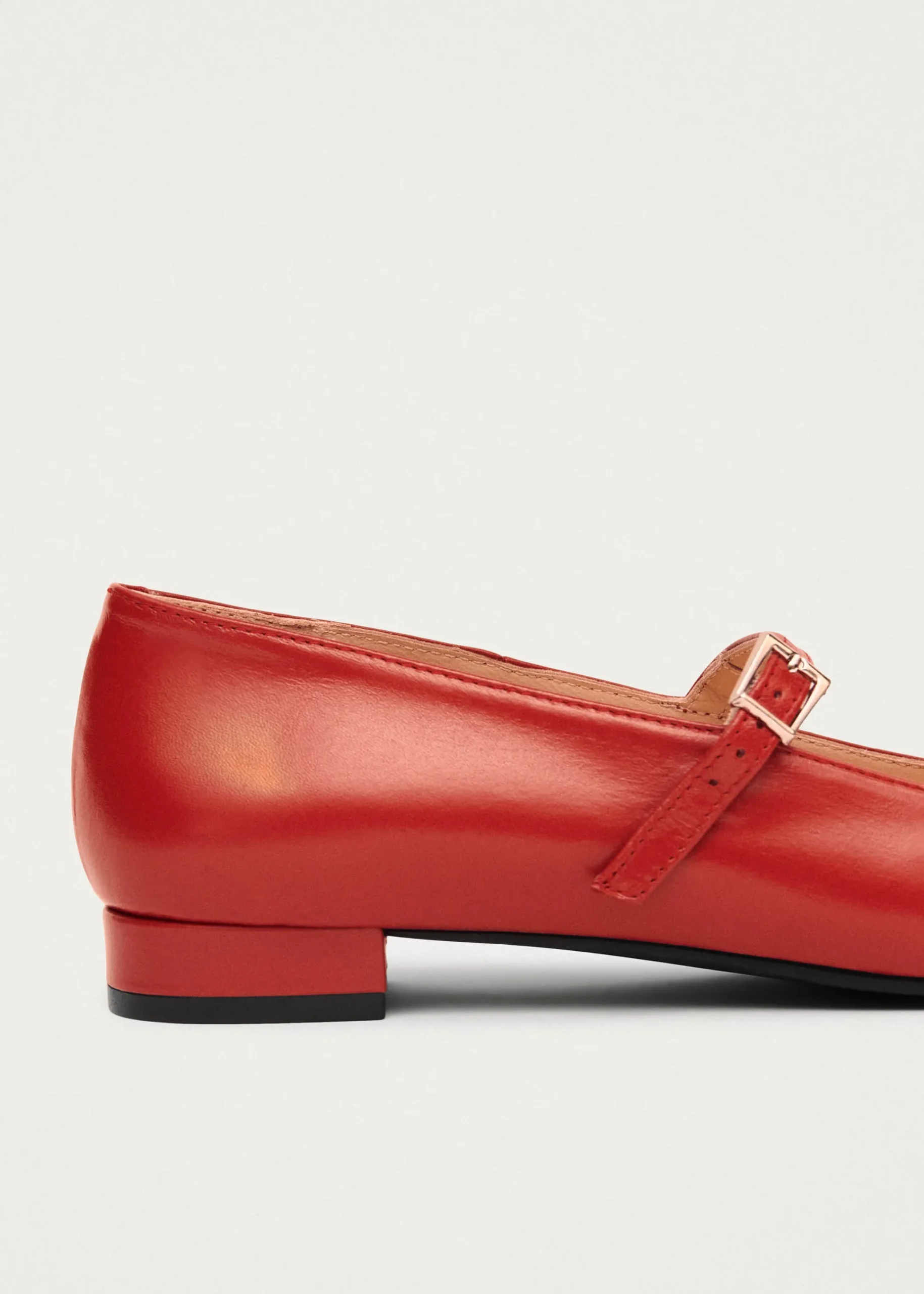 Por Do Sol Leather Ballet Flats|ALOHAS New
