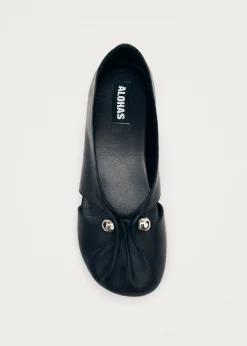 Ravena Leather Ballet Flats|ALOHAS Outlet