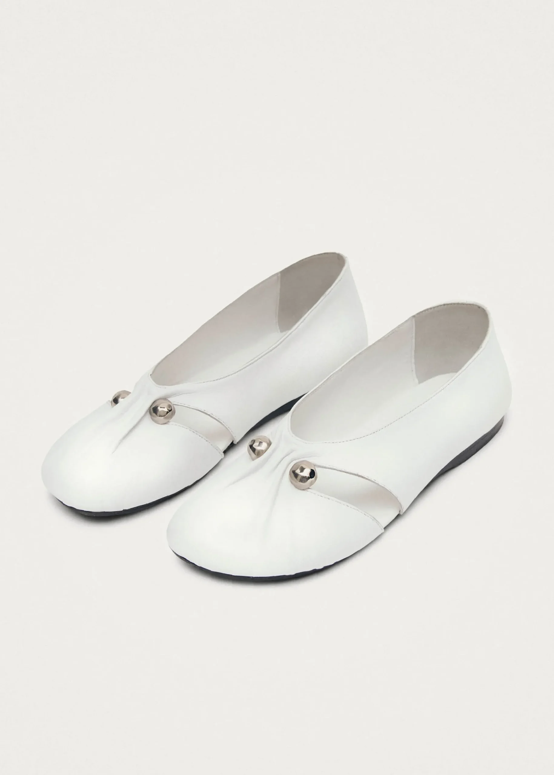 Ravena Leather Ballet Flats|ALOHAS Online