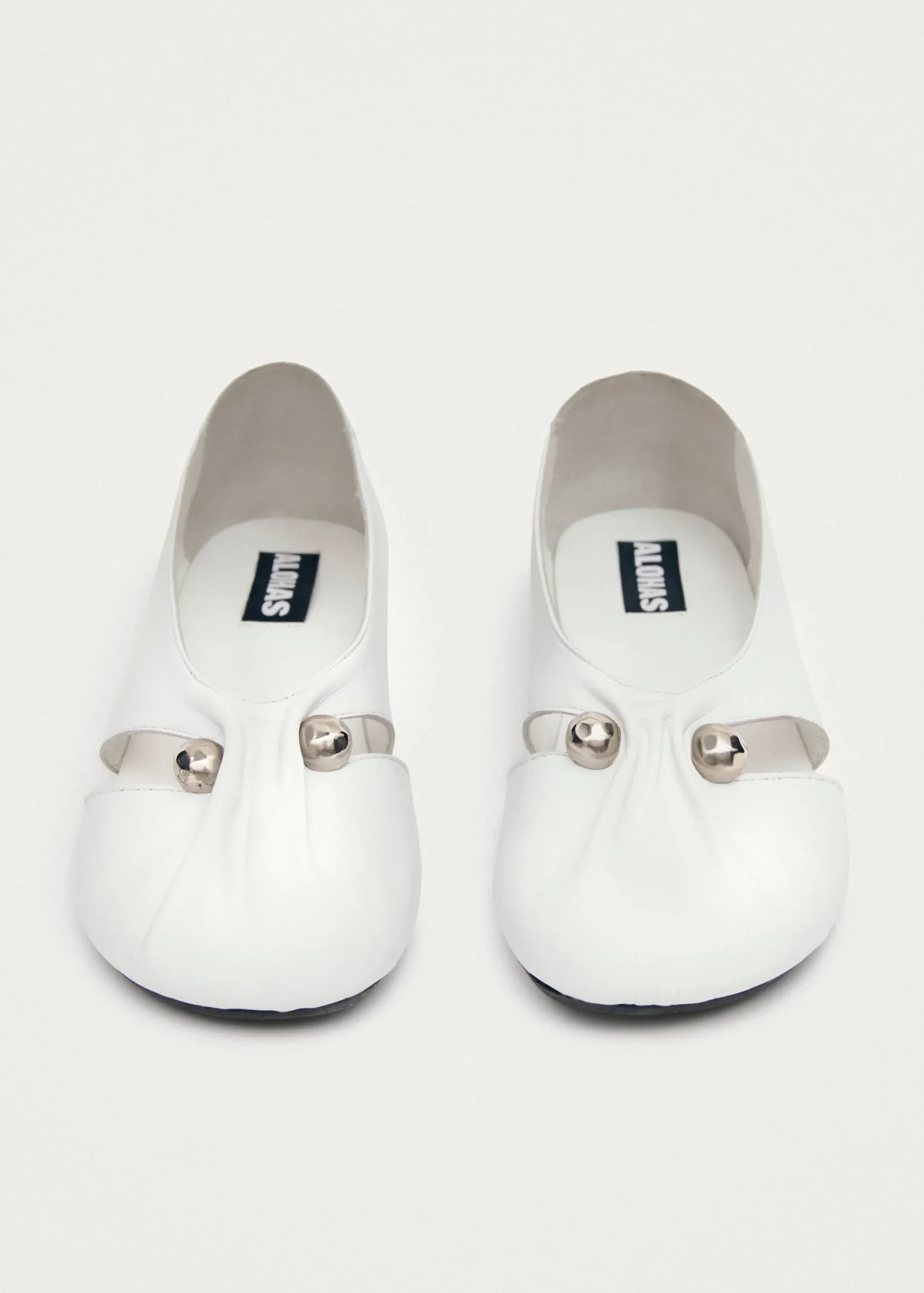 Ravena Leather Ballet Flats|ALOHAS Online