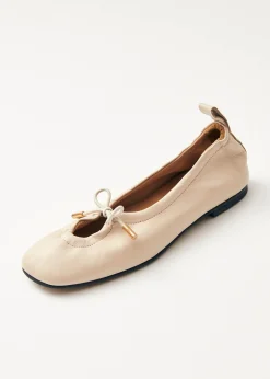 Rosalind Leather Ballet Flats|ALOHAS Sale