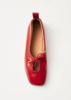 Rosalind Leather Ballet Flats|ALOHAS Hot