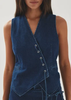 Sabre Denim Vest|ALOHAS Discount