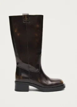 Sajan Leather Boots|ALOHAS New