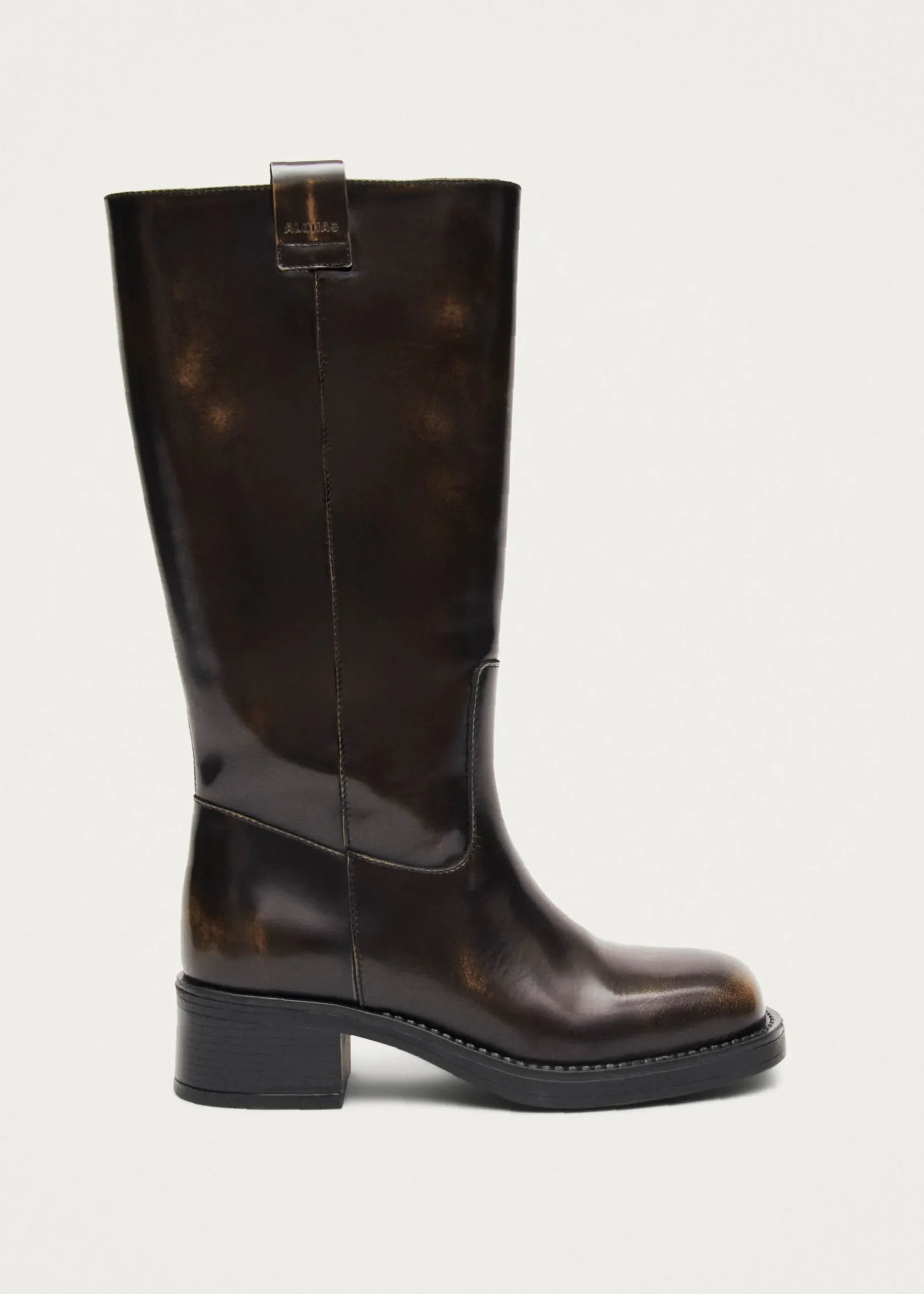 Sajan Leather Boots|ALOHAS New