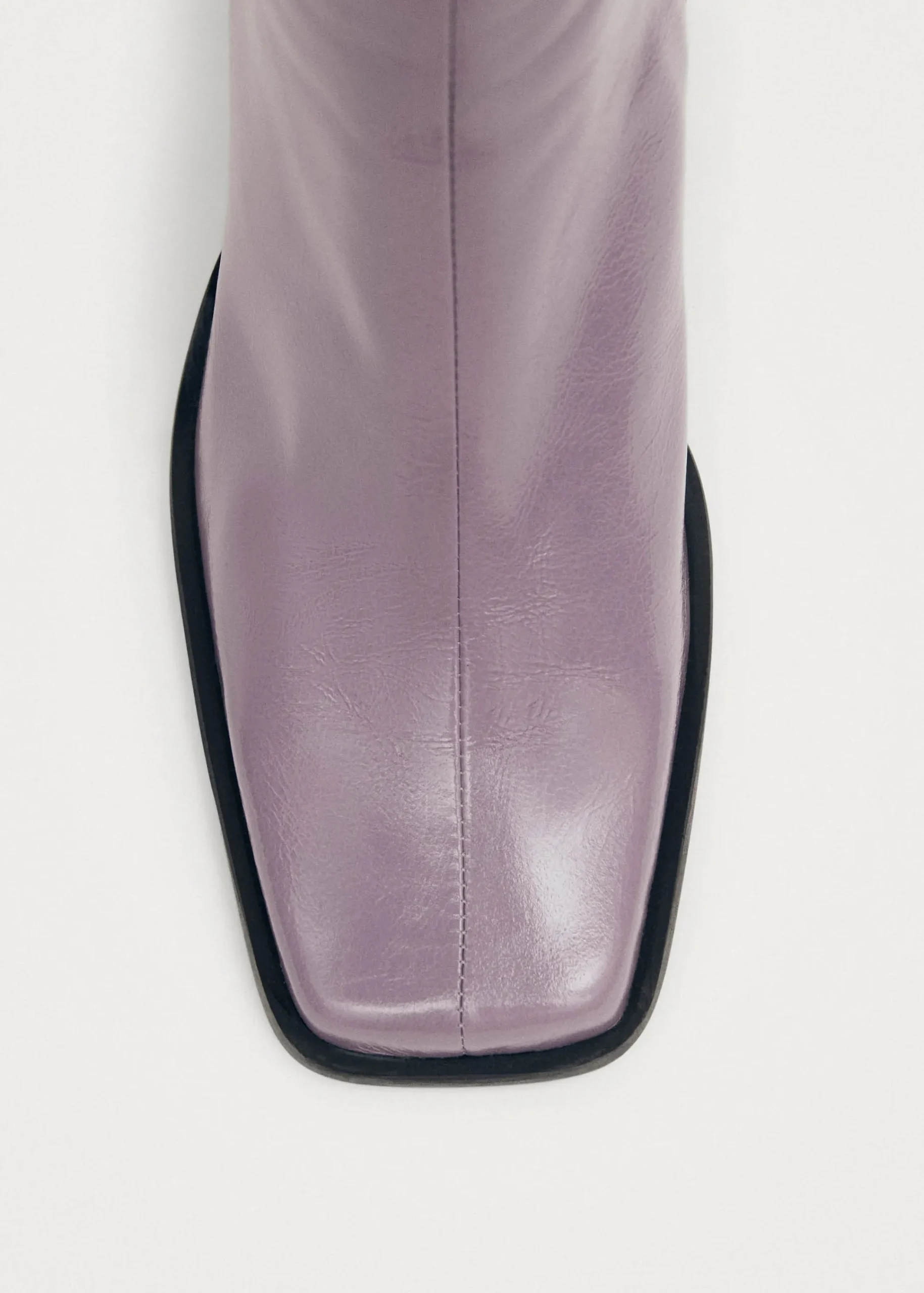 South Onix Mauve Leather Boots|ALOHAS New
