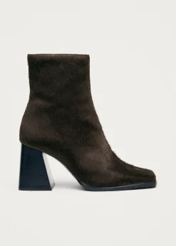 South Soft Brown Leather Ankle Boots|ALOHAS Best