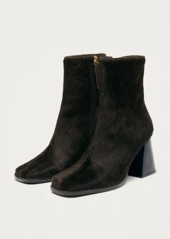 South Soft Brown Leather Ankle Boots|ALOHAS Best
