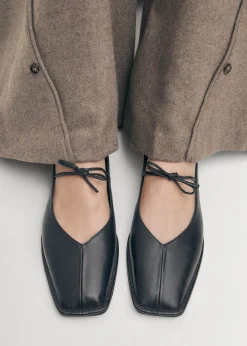 Sway Leather Ballet Flats|ALOHAS Discount