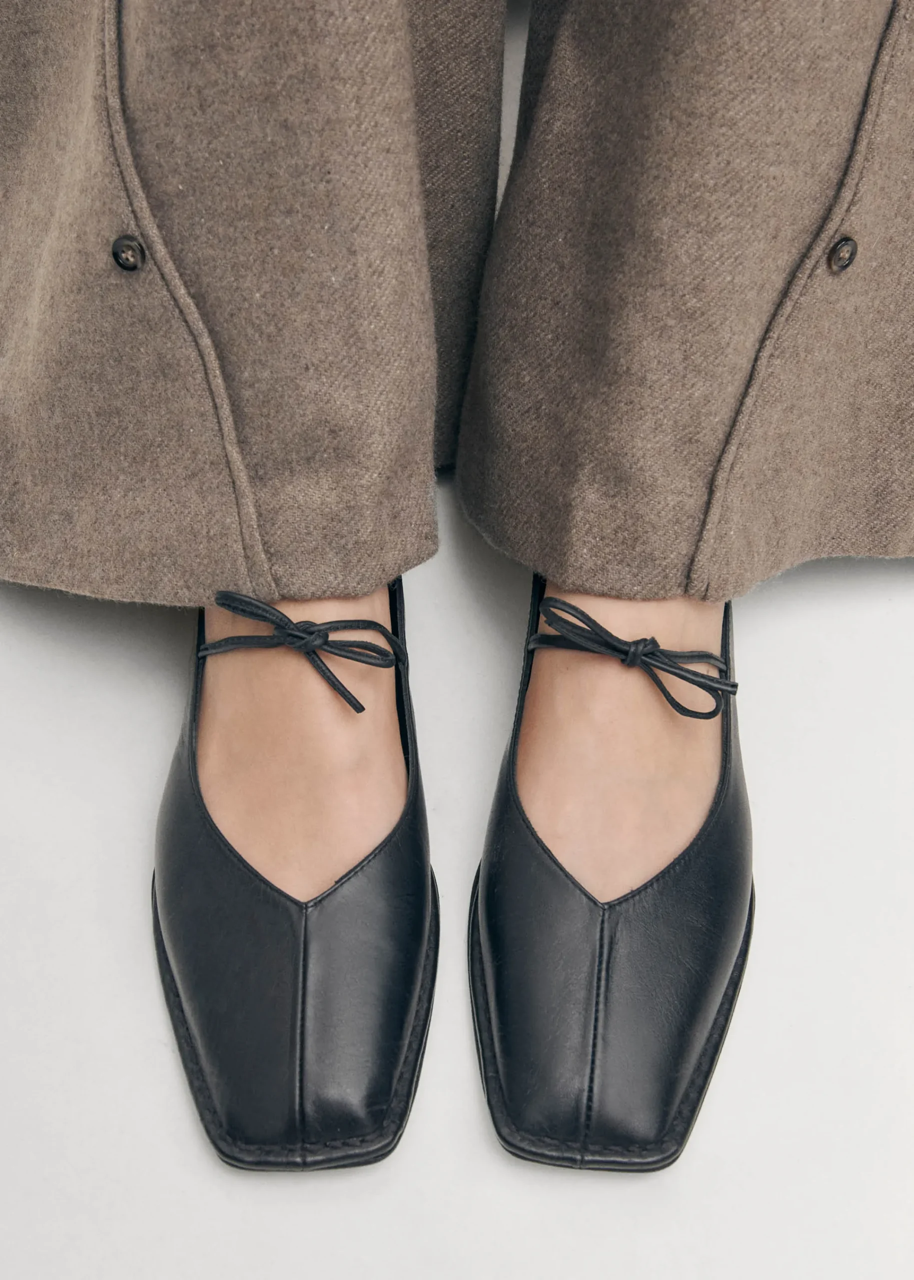 Sway Leather Ballet Flats|ALOHAS Discount