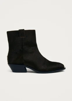 Syd Soft Dark Brown Leather Ankle Boots|ALOHAS Online