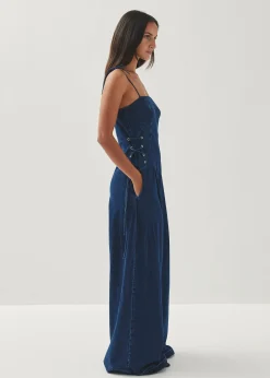 Tania Denim Jumpsuit|ALOHAS Clearance