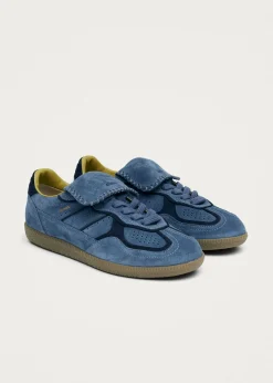 Tb.490 Club Suede Blue Leather Sneakers|ALOHAS Discount