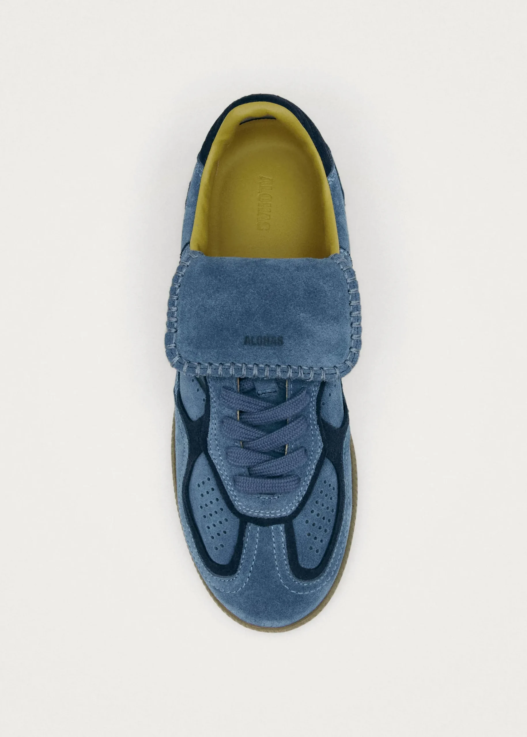 Tb.490 Club Suede Blue Leather Sneakers|ALOHAS Discount