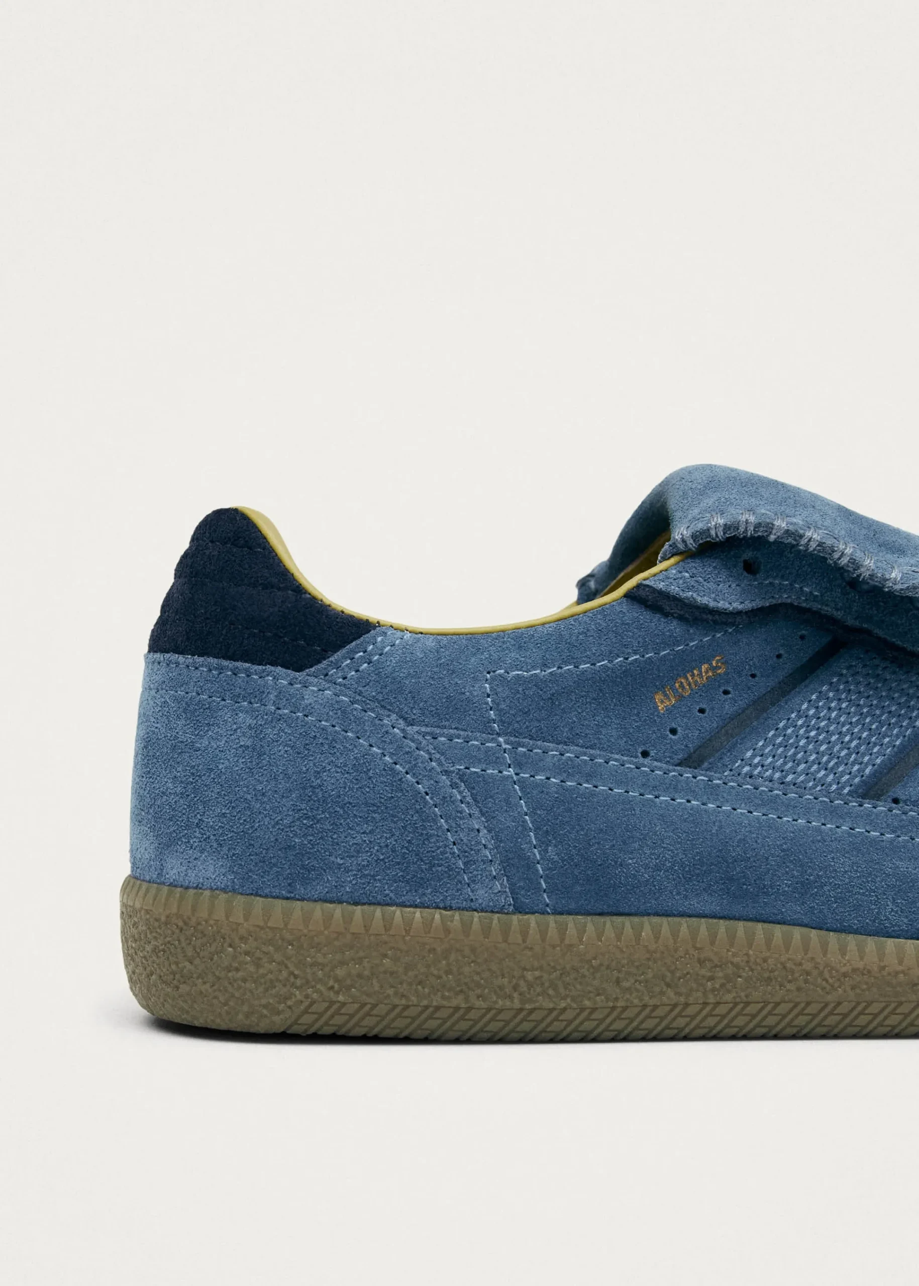 Tb.490 Club Suede Blue Leather Sneakers|ALOHAS Discount