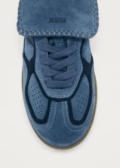 Tb.490 Club Suede Blue Leather Sneakers|ALOHAS Discount
