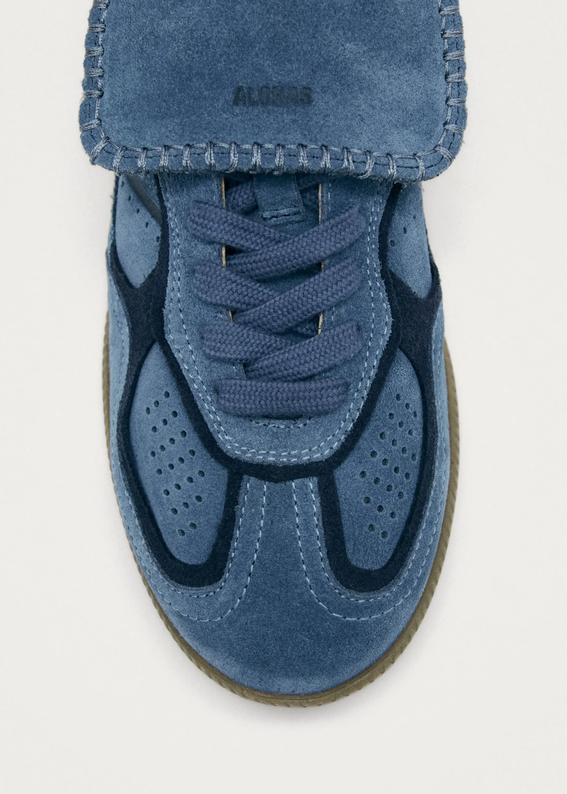 Tb.490 Club Suede Blue Leather Sneakers|ALOHAS Discount