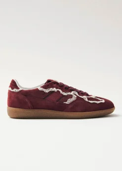 Tb.490 Crochet Burgundy Leather Sneakers|ALOHAS Hot