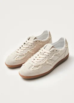 Tb.490 Crochet Cream Leather Sneakers|ALOHAS Discount