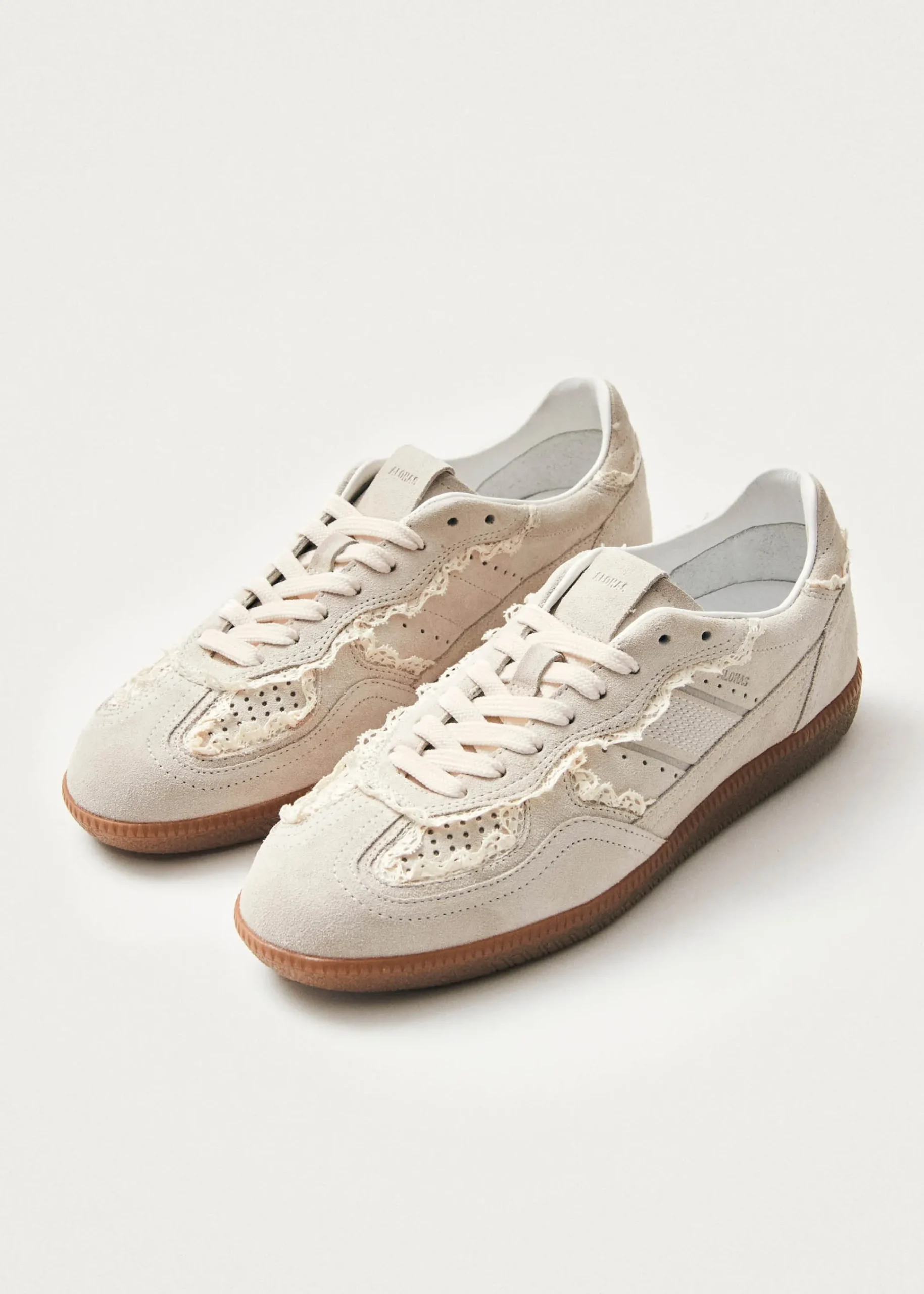 Tb.490 Crochet Cream Leather Sneakers|ALOHAS Discount