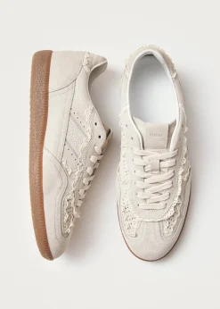 Tb.490 Crochet Cream Leather Sneakers|ALOHAS Discount