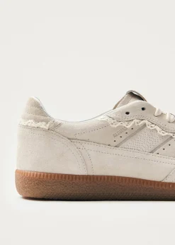Tb.490 Crochet Cream Leather Sneakers|ALOHAS Discount