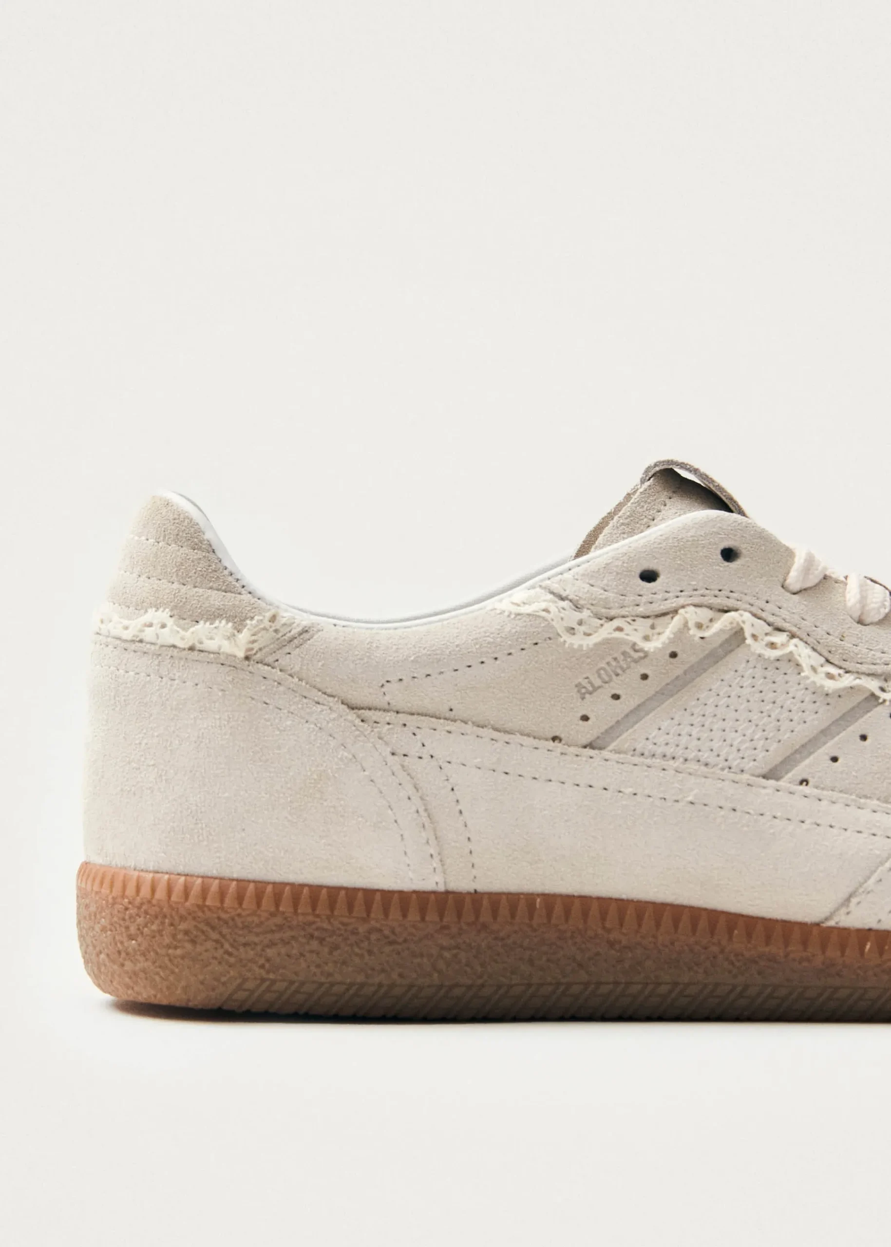 Tb.490 Crochet Cream Leather Sneakers|ALOHAS Discount