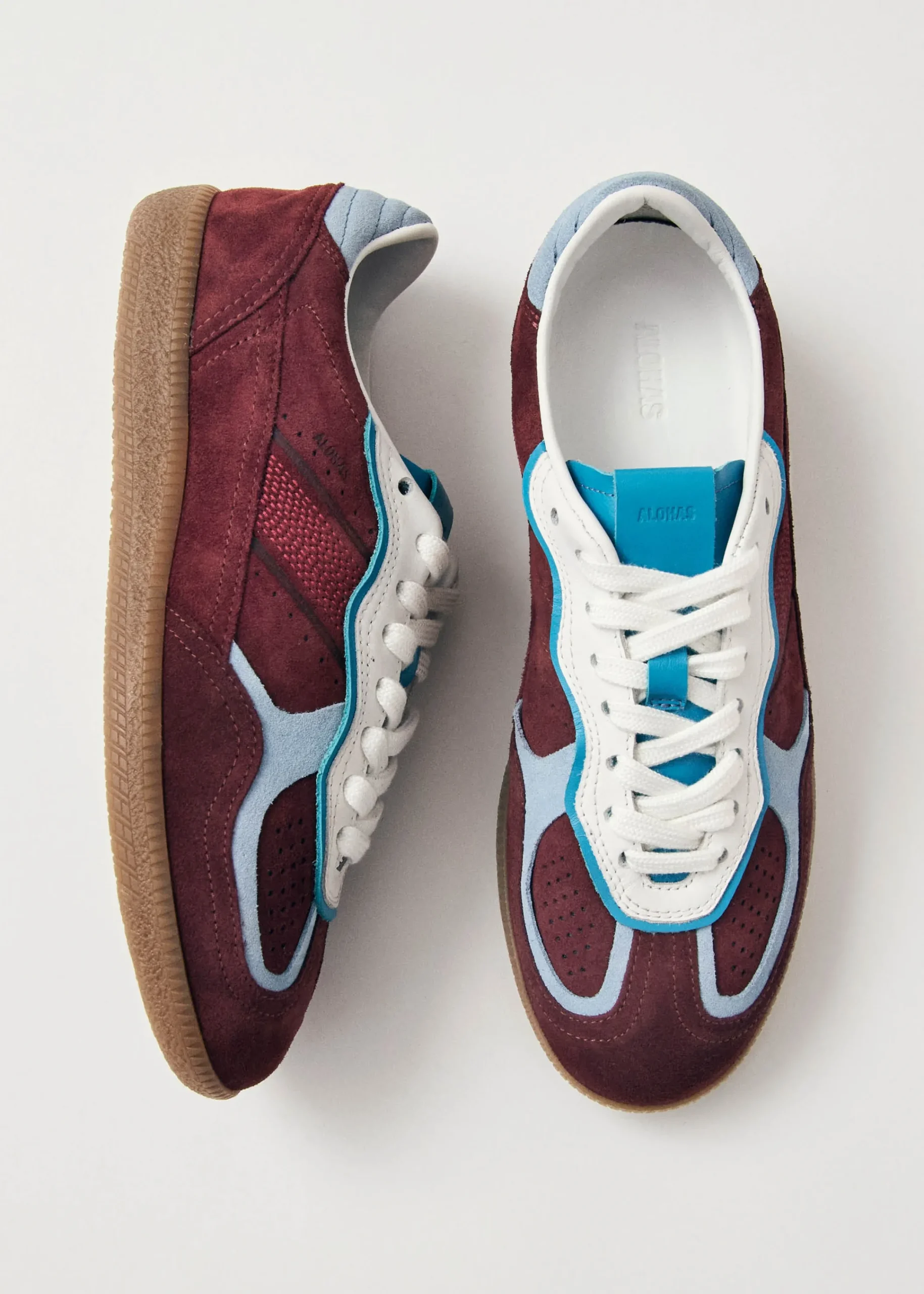 Tb.490 Rife Burgundy Leather Sneakers|ALOHAS Hot