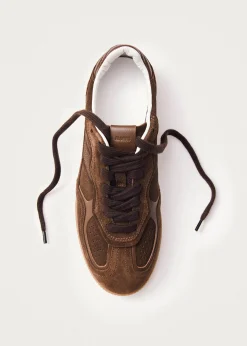 Tb.490 Rife Chocolate Brown Leather Sneakers|ALOHAS Clearance